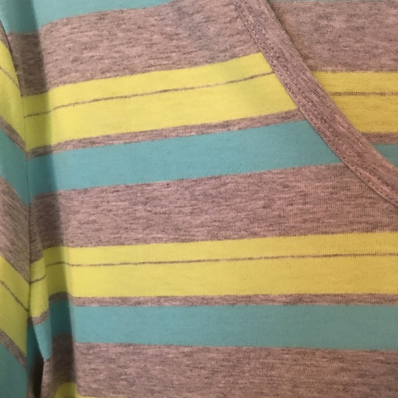 Plus- size V-neck short sleeve T-shirt - Picture 2 of 5